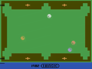 Trick Shot title screen for Atari 2600